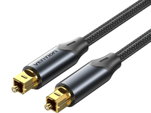 Vention Optical Fiber Audio Cable Aluminum Alloy Type 2M Black - Zapcart Technology Qatar