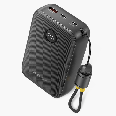 Vention Powerbank 20000mAh with Built-in USB- C 22.5W - Zapcart Technology Qatar