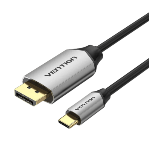 Vention Type-C to DP Cable 1M Black - Zapcart Technology Qatar