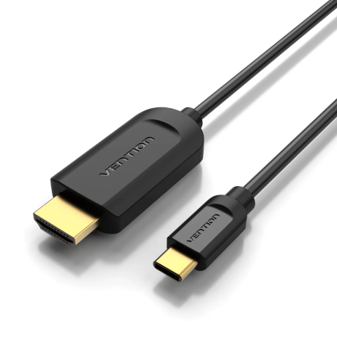Vention Type-C to HDMI Cable Black - Zapcart Technology Qatar