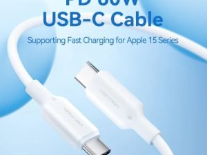 VENTION USB 2.0 Type-C Male to Type-C Male 3A Cable PVC Type - Zapcart Technology Qatar
