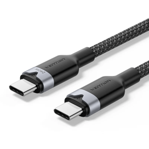 Vention USB 2.0 Type-C Male to Type-C Male 5A Cable Aluminum Alloy Type - Zapcart Technology Qatar