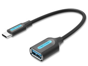 VENTION USB 3.1 (Gen 1) C Male to A female OTG Cable 0.15M Black PVC type - Zapcart Technology Qatar