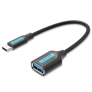 VENTION USB 3.1 (Gen 1) C Male to A female OTG Cable 0.15M Black PVC type - Zapcart Technology Qatar