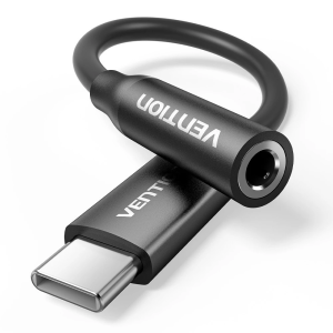 Vention USB Type-C to 3.5mm AUX Male to Female Audio Adapter Cable for PC Desktop Smartphone - Zapcart Technology Qatar