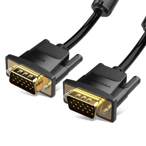 Vention VGA (3+9) Male to Male Cable Black - Zapcart Technology Qatar