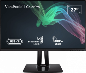 ViewSonic 27" 4K UHD Pantone Validated 100% sRGB & Factory Pre-Calibrated Monitor with 60W USB-C - VP2756-4K - Zapcart Technology Qatar