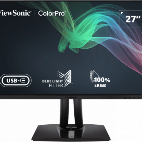 ViewSonic 27" 4K UHD Pantone Validated 100% sRGB & Factory Pre-Calibrated Monitor with 60W USB-C - VP2756-4K - Zapcart Technology Qatar