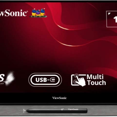 ViewSonic TD1655 16” USB-C Multi-Touch Portable Monitor - Zapcart Technology Qatar