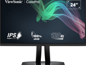 ViewSonic VP2456A 24" 120Hz FHD Pantone Validated 100% sRGB & Factory Calibrated Monitor with 90W USB-C - Zapcart Technology Qatar