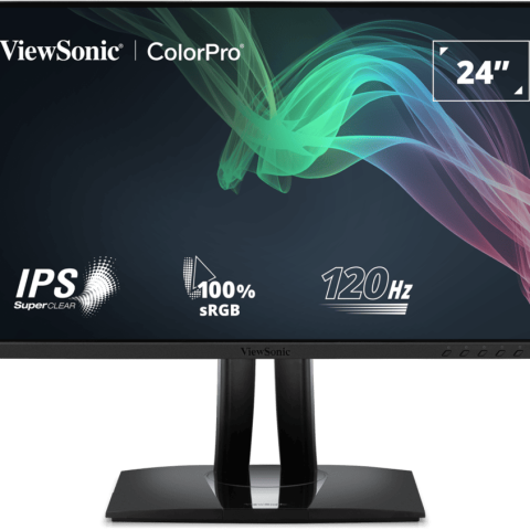 ViewSonic VP2456A 24" 120Hz FHD Pantone Validated 100% sRGB & Factory Calibrated Monitor with 90W USB-C - Zapcart Technology Qatar