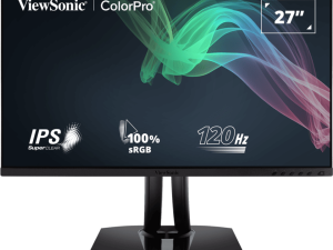 ViewSonic VP2756A-2K 27" 120Hz 2K QHD Pantone Validated 100% sRGB & Factory Calibrated Monitor with 90W USB-C - Zapcart Technology Qatar