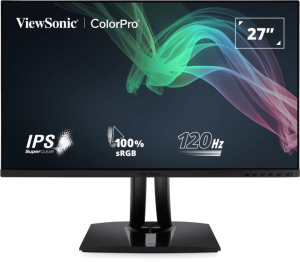 ViewSonic VP2756A-2K 27" 120Hz 2K QHD Pantone Validated 100% sRGB & Factory Calibrated Monitor with 90W USB-C - Zapcart Technology Qatar
