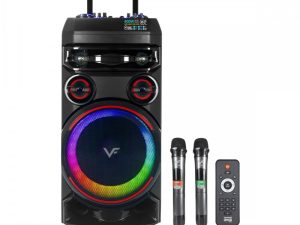 Vinnfier Tango 313 WMU 2024 Portable Trolley Bluetooth Speaker Free 2 UHF Wireless Mic - Zapcart Technology Qatar