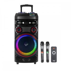 Vinnfier Tango 313 WMU 2024 Portable Trolley Bluetooth Speaker Free 2 UHF Wireless Mic - Zapcart Technology Qatar
