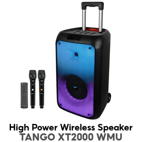 VINNFIER TANGO XT2000 WMU HIGH POWER WIRELESS SPEAKER / PORTABLE HI-FI AUDIO LOUDSPEAKER - Zapcart Technology Qatar