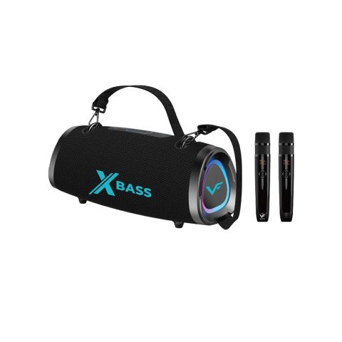 Vinnfier Tango XT310 200W Portable X-Bass Wireless Karaoke Speaker with 2 Microphone DSP Bluetooth Speaker - Zapcart Technology Qatar