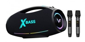 Vinnfier Tango XT510 300W X-Bass Portable Party Karaoke Speaker with 2 Wireless Mic - Zapcart Technology Qatar