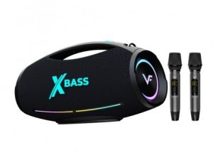 Vinnfier Tango XT510 300W X-Bass Portable Party Karaoke Speaker with 2 Wireless Mic - Zapcart Technology Qatar