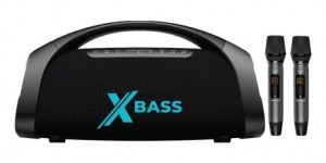Vinnfier Tango XT710 400W X-Bass Portable Party Karaoke Speaker with 2 Wireless Mic Bluetooth Speaker - Zapcart Technology Qatar