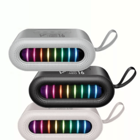 Vinnfier VF Tango Neo 16 Portable Bluetooth Speaker Deep Badd with RGB Light Show Rechargeable Battery - Zapcart Technology Qatar