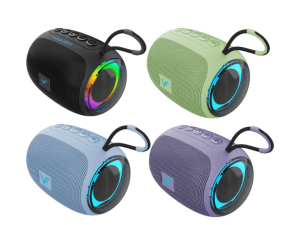 Vinnfier VF Tango Neo 6 LED Light Bluetooth Mini Speaker Extra Bass Built-in Mic USB and Micro-SD card slot Audio - Zapcart Technology Qatar