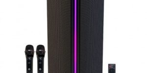 Vinnfier VF Tango Studio 5 Bluetooth Portable Speaker Karaoke 320W Bass Boost EQ 2 Wireless Microphone 8000mAh Battery - Zapcart Technology Qatar