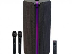 Vinnfier VF Tango Studio 5 Bluetooth Portable Speaker Karaoke 320W Bass Boost EQ 2 Wireless Microphone 8000mAh Battery - Zapcart Technology Qatar