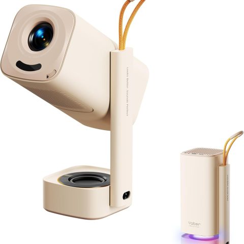Yaber T1 Pro Mini Projector with WiFi and Bluetooth, Dolby Audio & Turbo Sonic Bass, Auto Focus & Keystone - Zapcart Technology Qatar